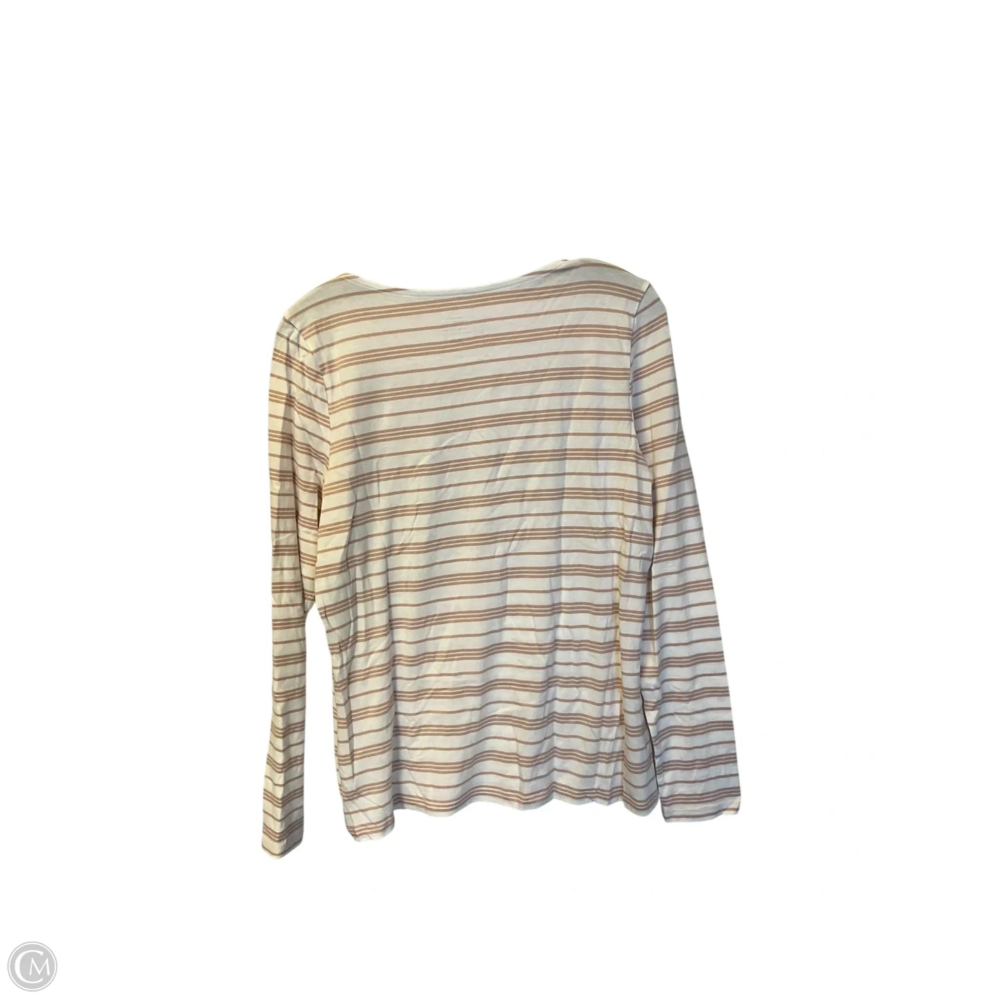 Top Long Sleeve By Joie In Striped Pattern, Size: M