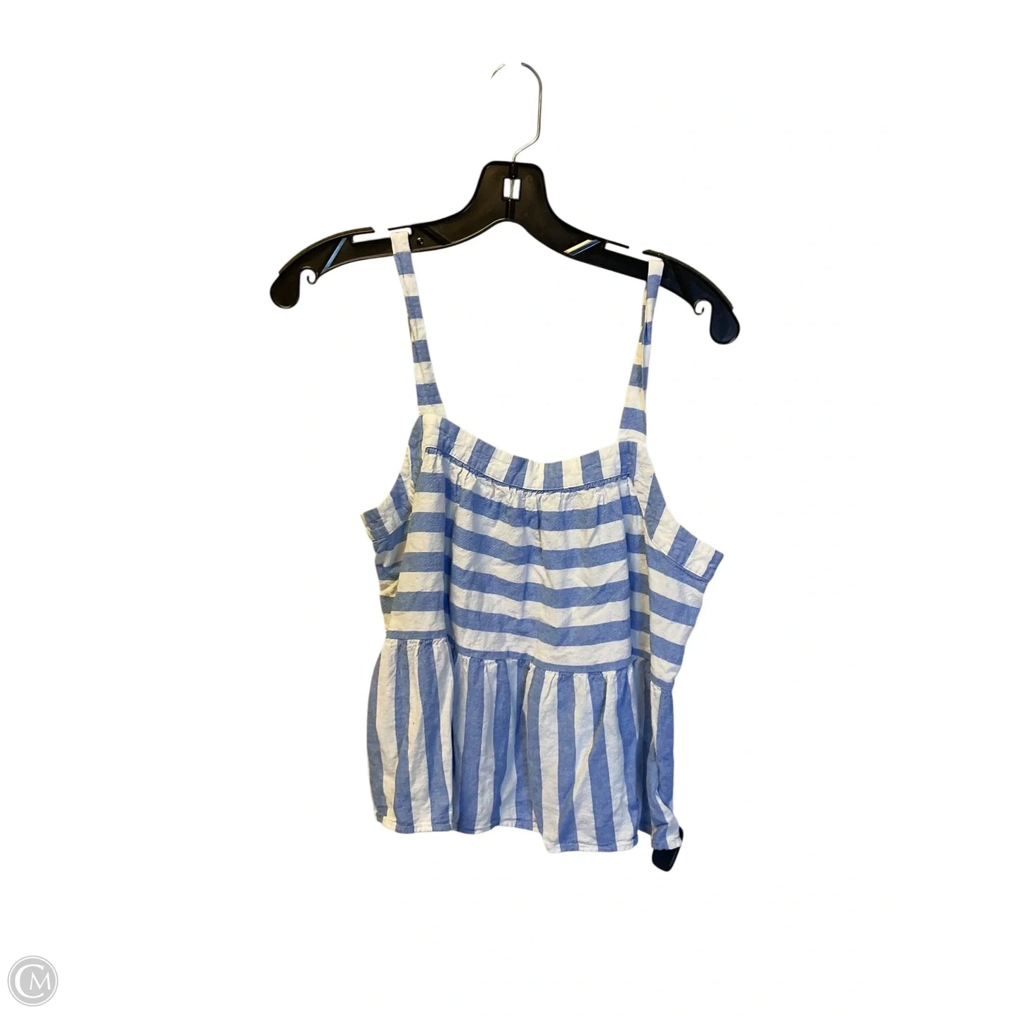 Top Sleeveless By Loft In Blue, Size: M