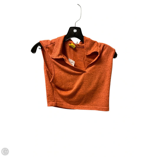 Top Sleeveless By Clothes Mentor In Orange, Size: L