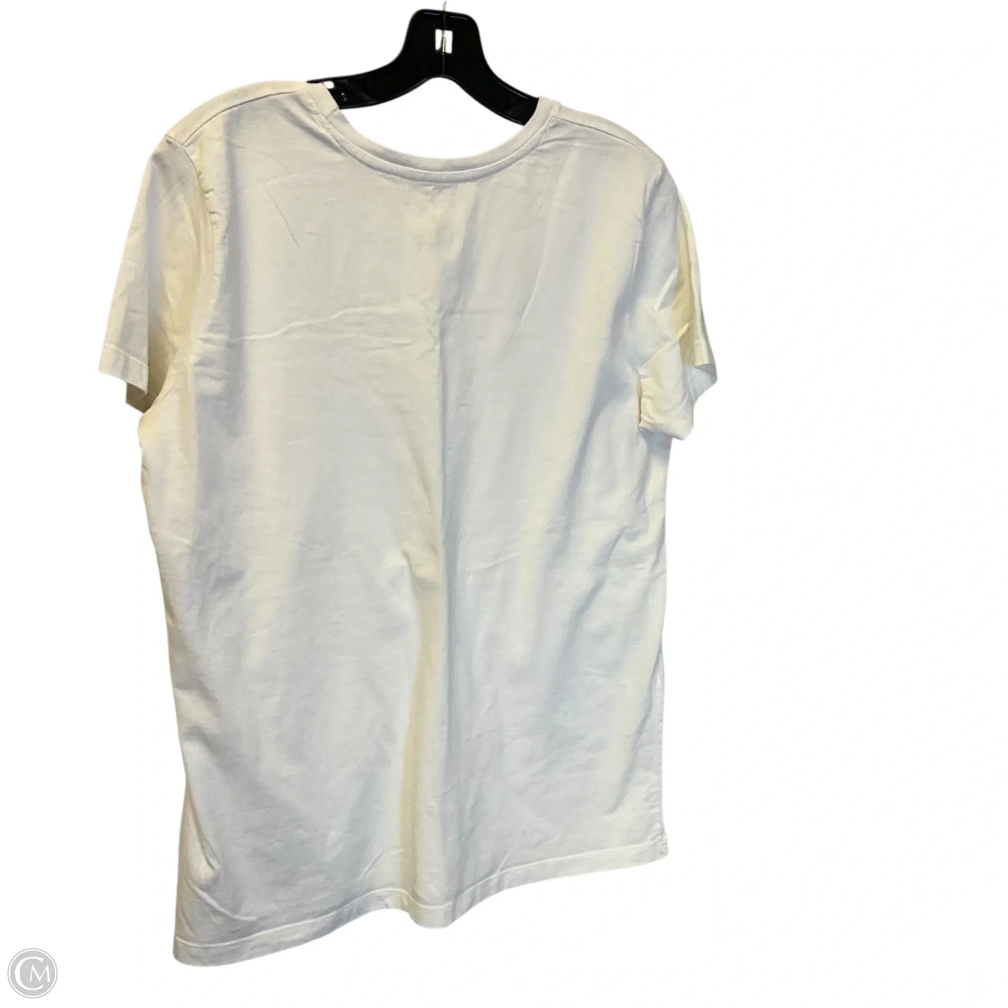Top Short Sleeve Basic By Sonoma In White, Size: L