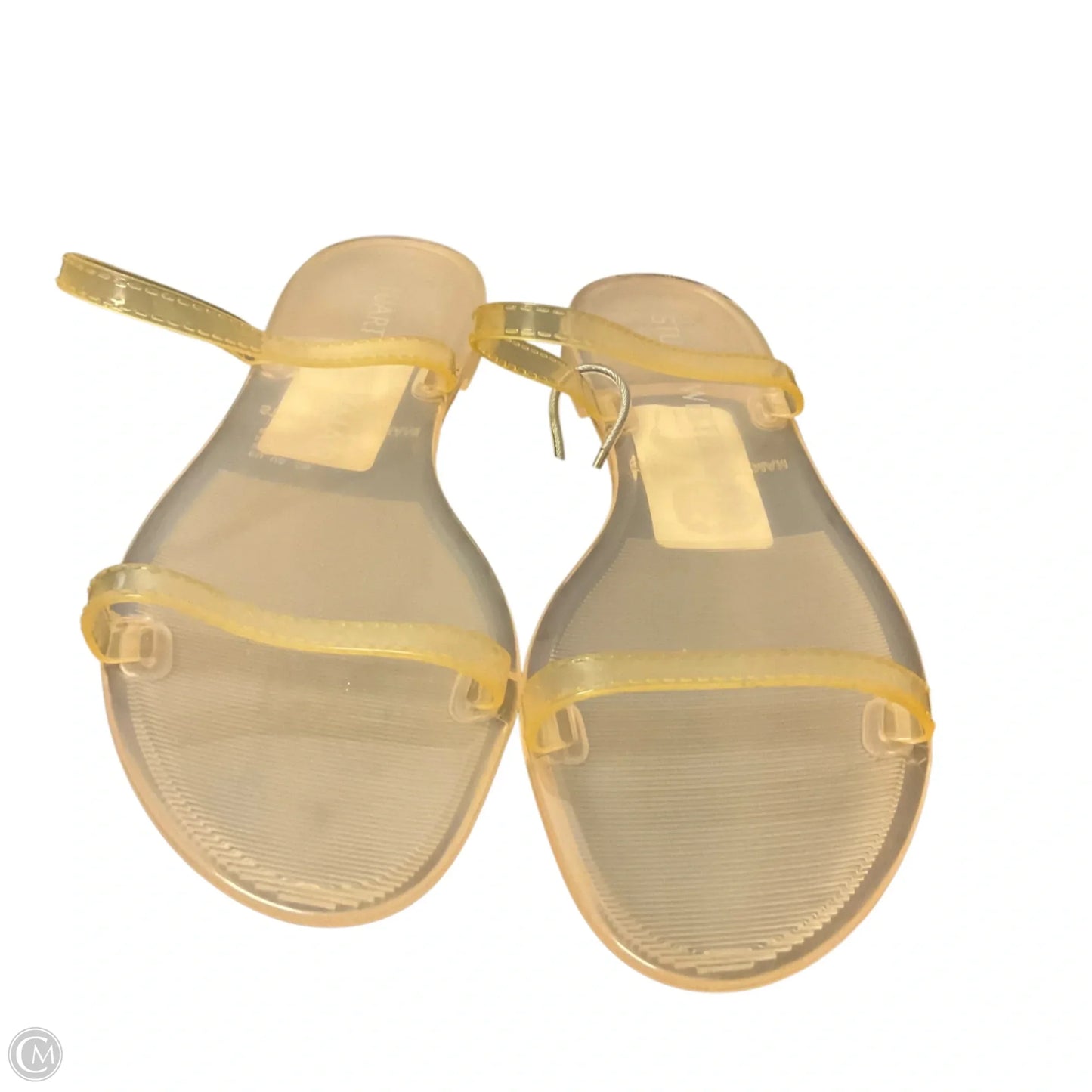 Sandals Designer By Stuart Weitzman In Clear, Size: 6