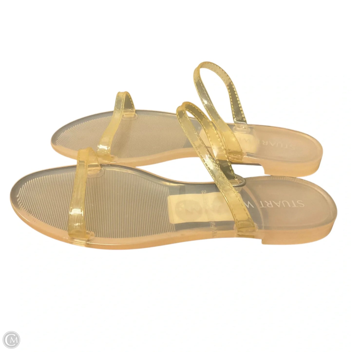Sandals Designer By Stuart Weitzman In Clear, Size: 6