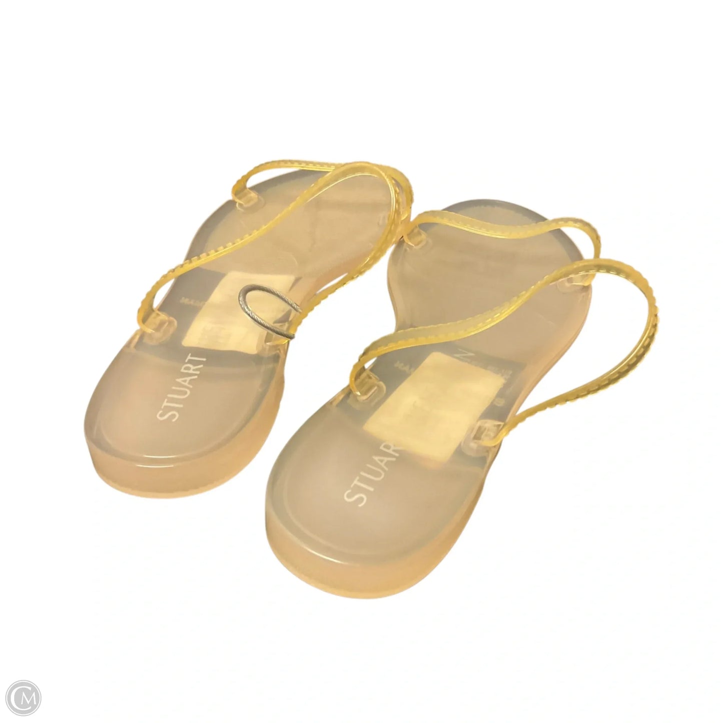 Sandals Designer By Stuart Weitzman In Clear, Size: 6