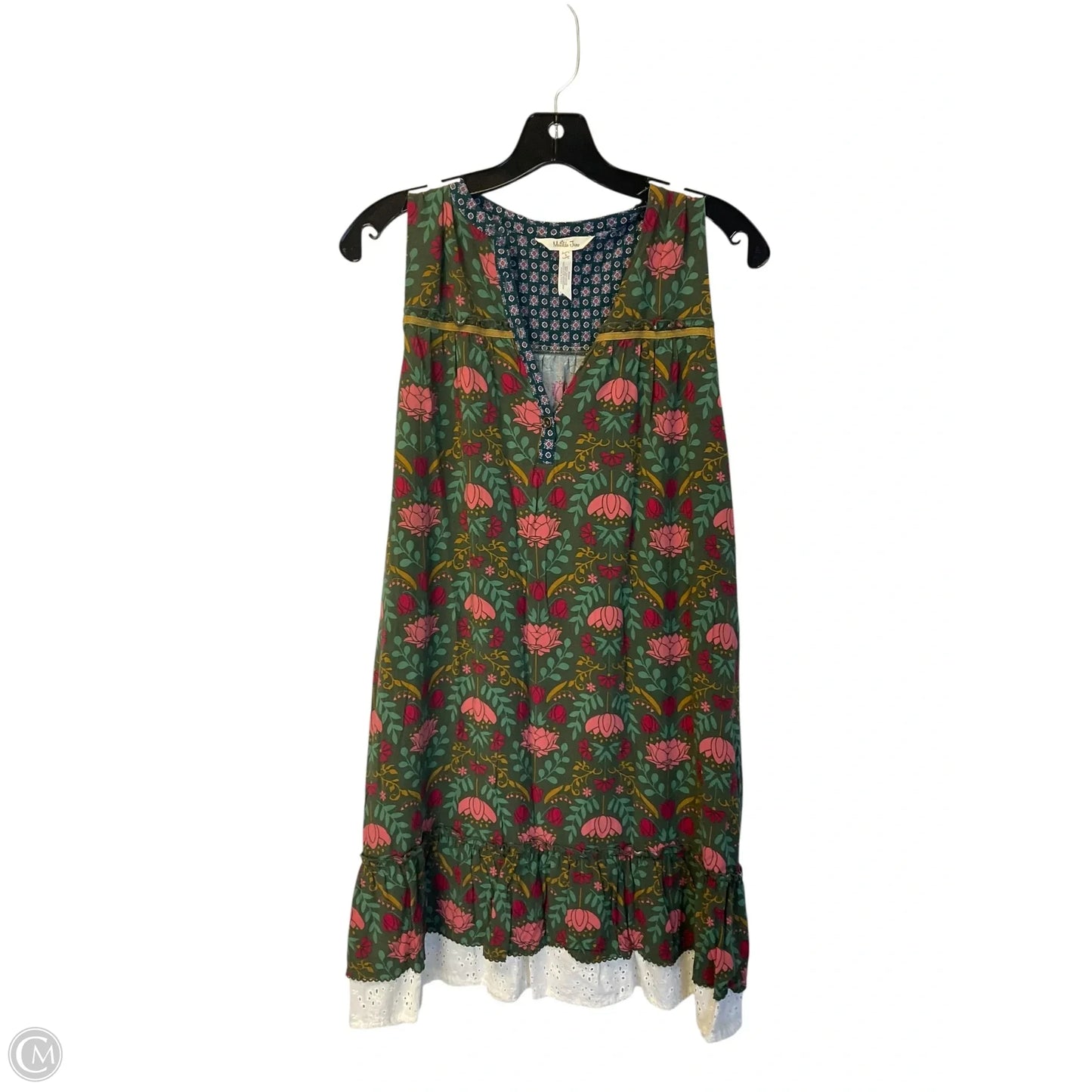 Dress Casual Short By Matilda Jane In Green, Size: S