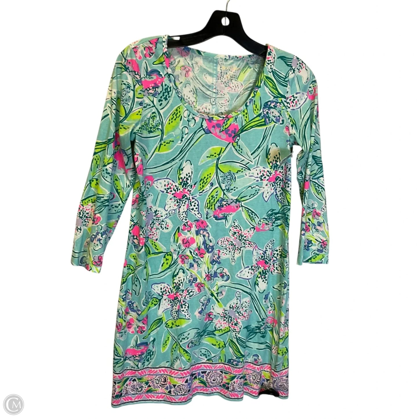 Dress Designer By Lilly Pulitzer In Blue & Pink, Size: S