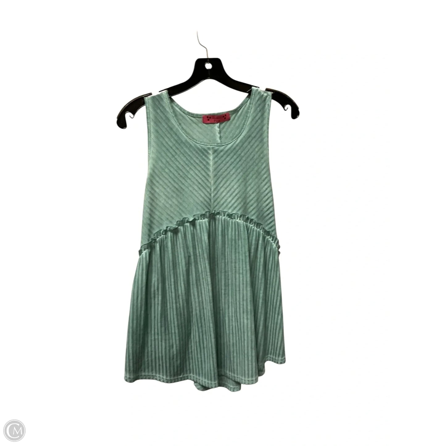 Top Sleeveless By Almost Pink In Teal, Size: L