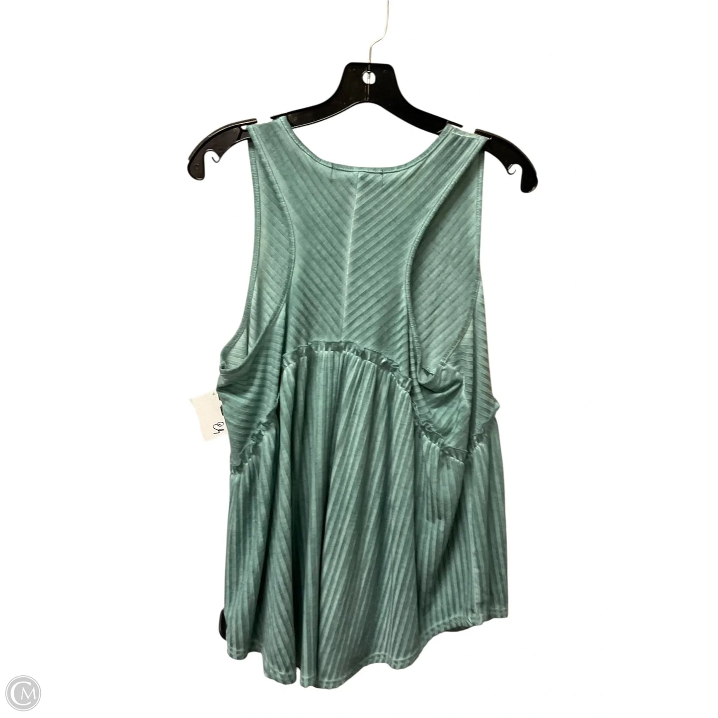 Top Sleeveless By Almost Pink In Teal, Size: L