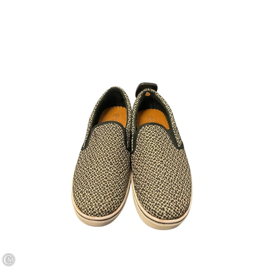 Shoes Flats By Bernie Mev In Black & Tan, Size: 8.5