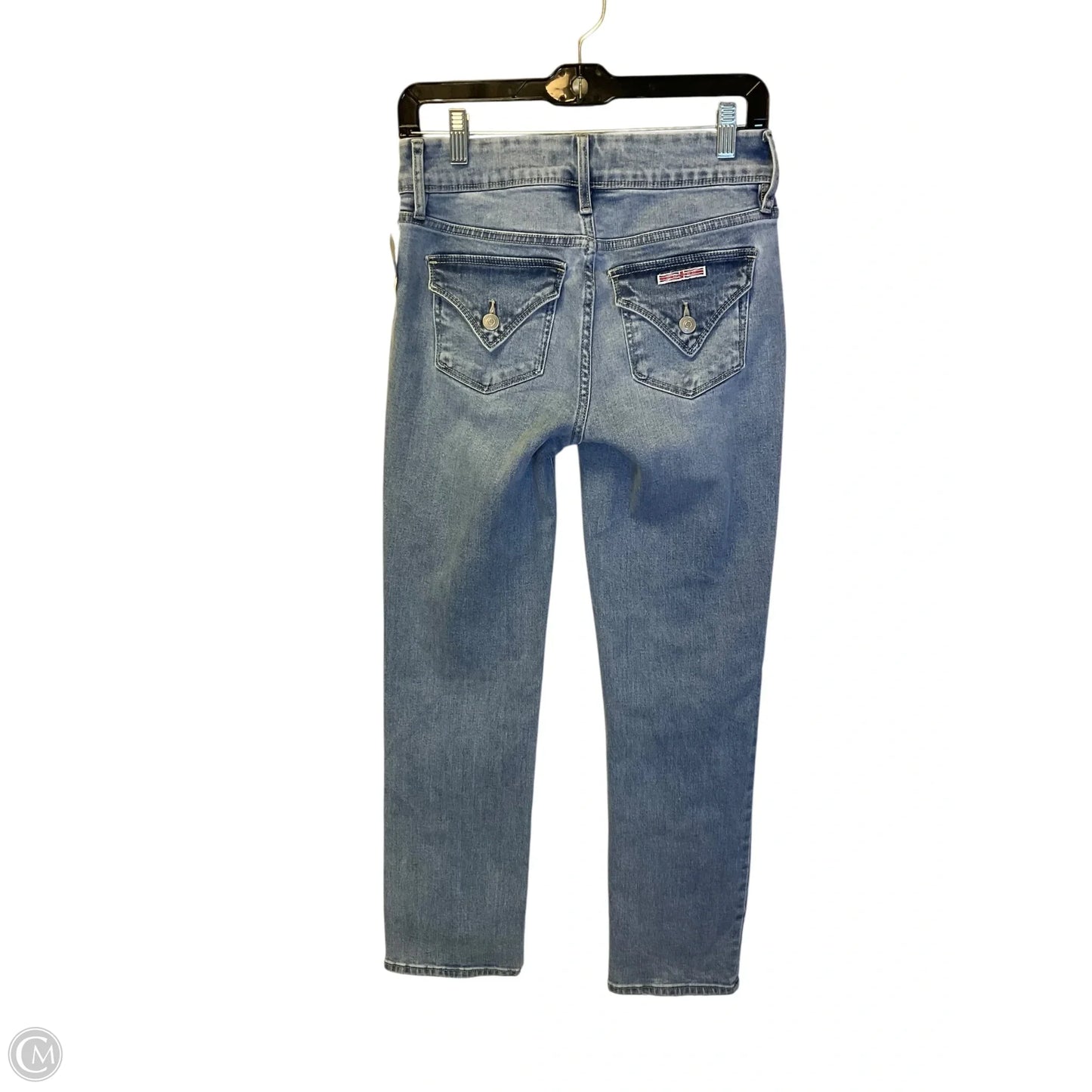 Jeans Straight By Hudson In Blue Denim, Size: 2