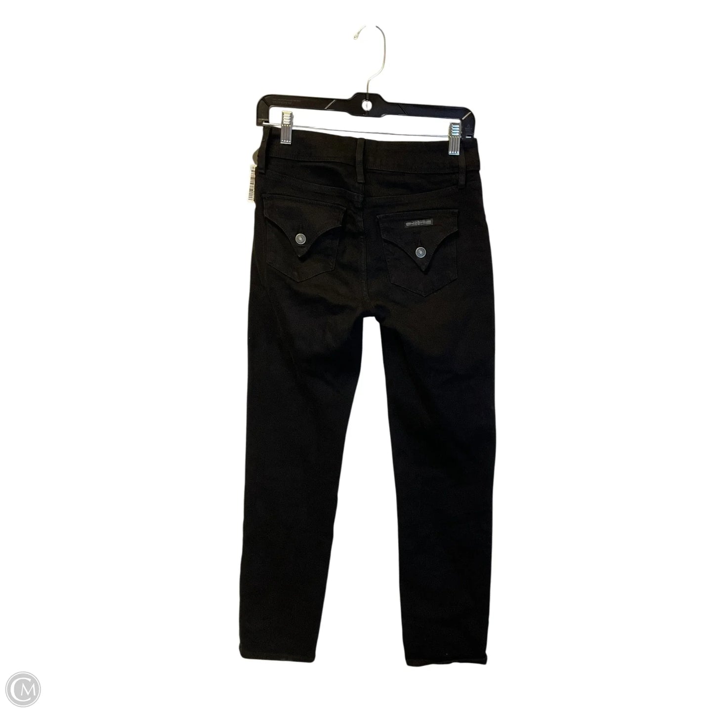 Jeans Straight By Hudson In Black Denim, Size: 2