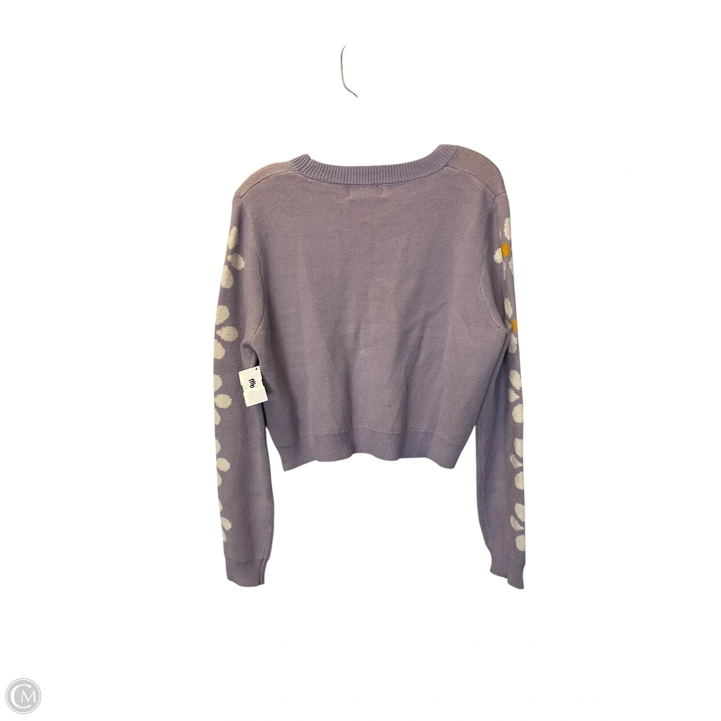 Sweater Cardigan By Jessica Simpson In Purple, Size: Lp