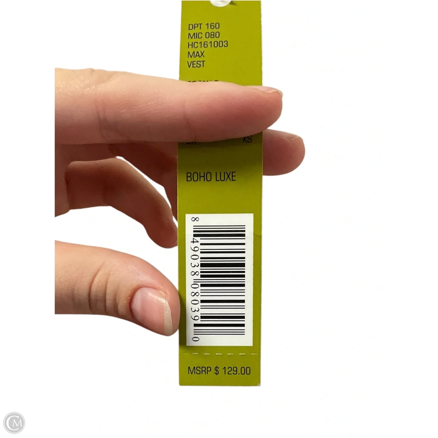 Vest Faux Fur & Sherpa By Gianni Bini In Tan & White, Size: Xs