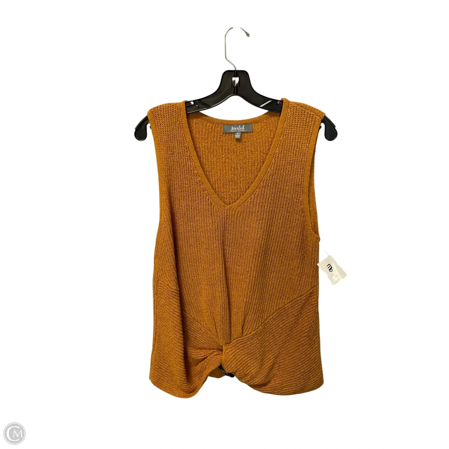 Top Sleeveless By Marled In Orange, Size: M