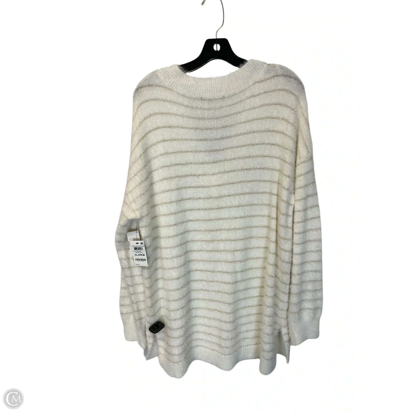 Sweater By International Concepts In White, Size: Xl