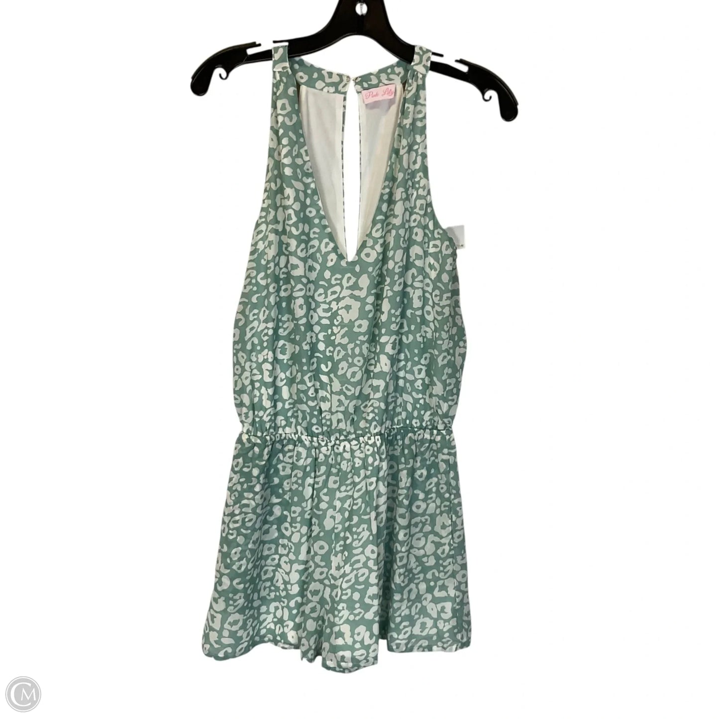 Romper By Pink Lily In Green, Size: S