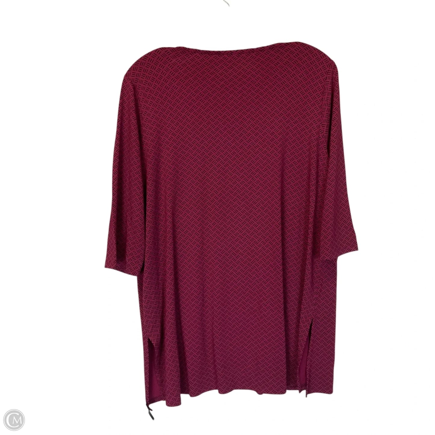 Top 3/4 Sleeve By J. Jill In Purple, Size: M