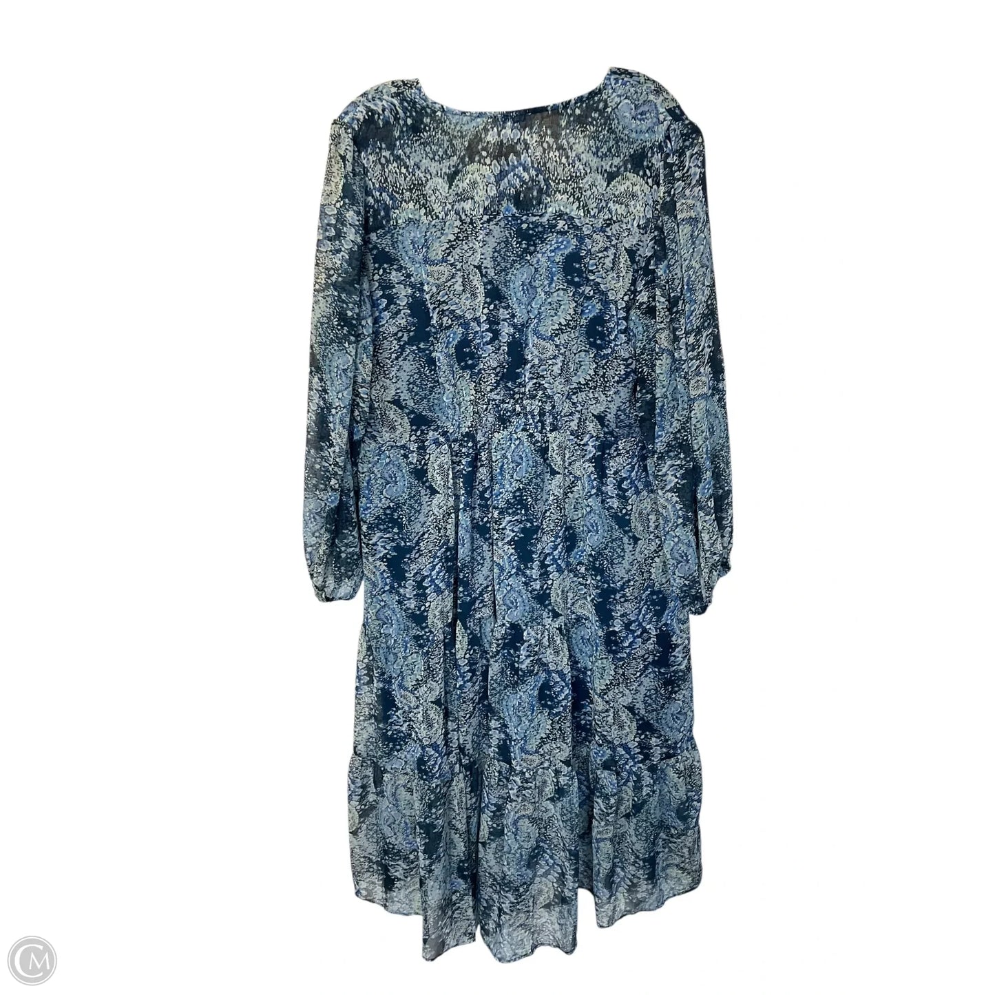Dress Casual Midi By Joie In Blue, Size: L