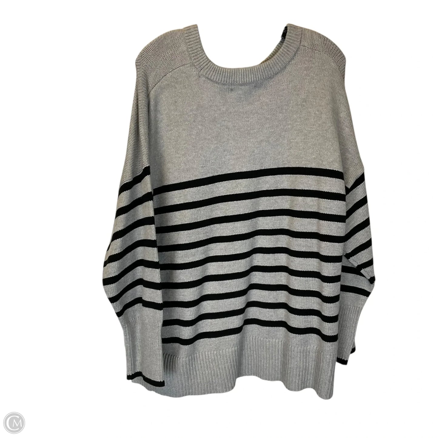 Sweater By Philosophy In Striped Pattern, Size: 2x
