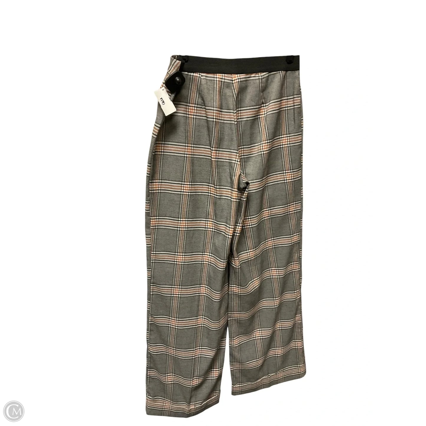 Pants Wide Leg By Melissa Paige In Plaid Pattern, Size: S