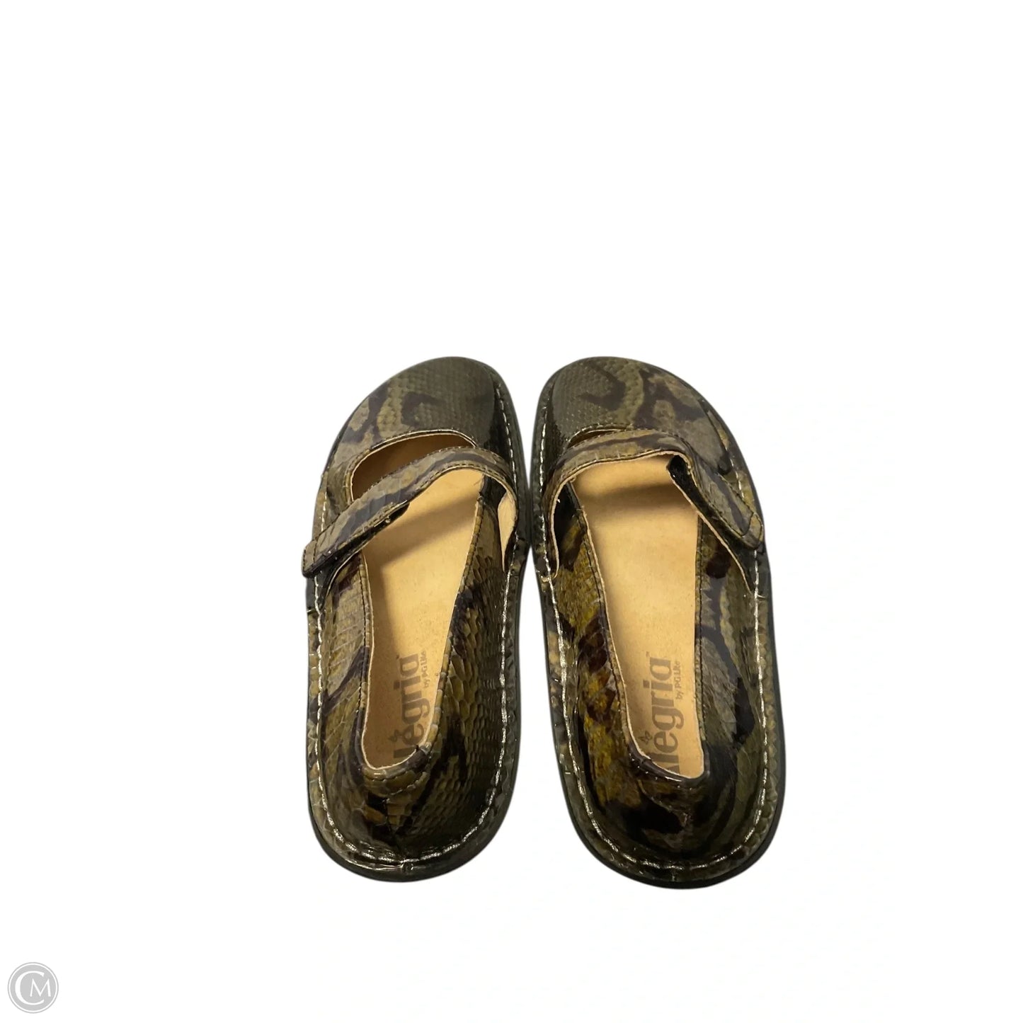 Shoes Flats By Alegria In Green, Size: 6