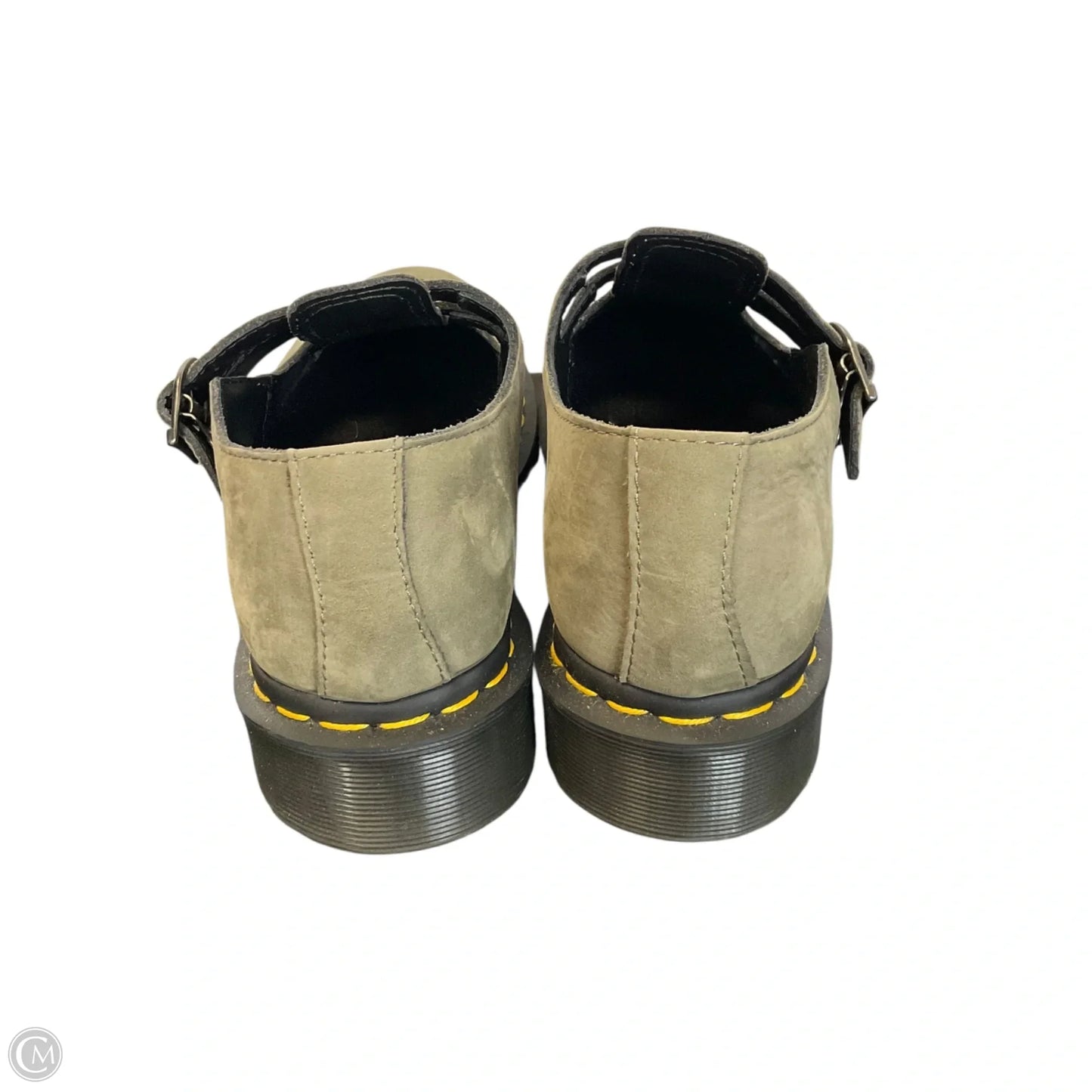Shoes Flats By Dr Martens In Green, Size: 7