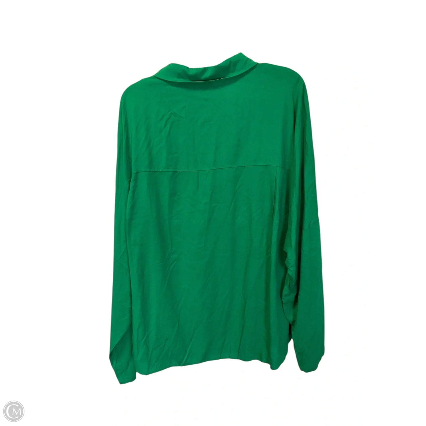 Top Long Sleeve By Andree By Unit In Green, Size: 3x