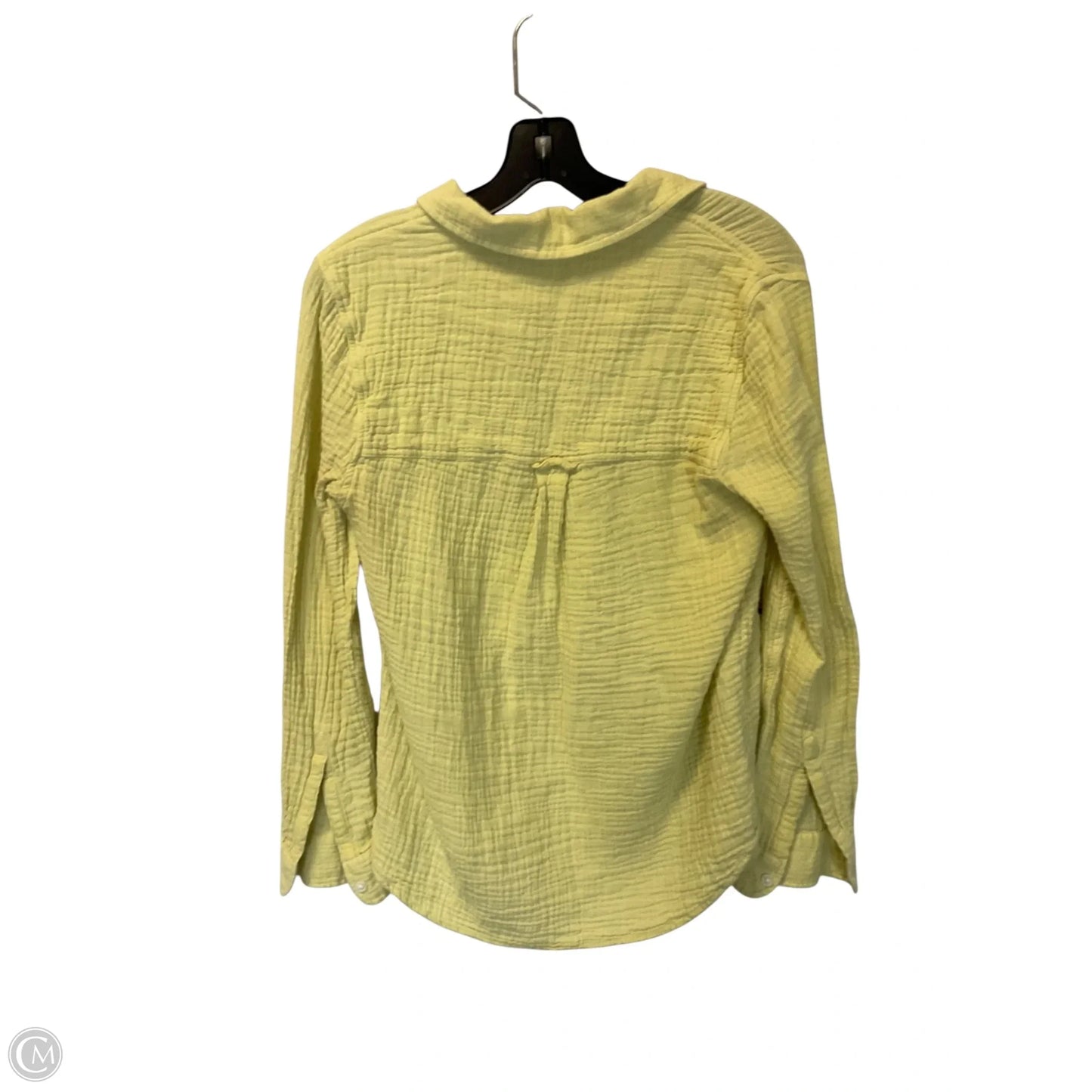 Top Long Sleeve By Beachlunchlounge In Yellow, Size: S