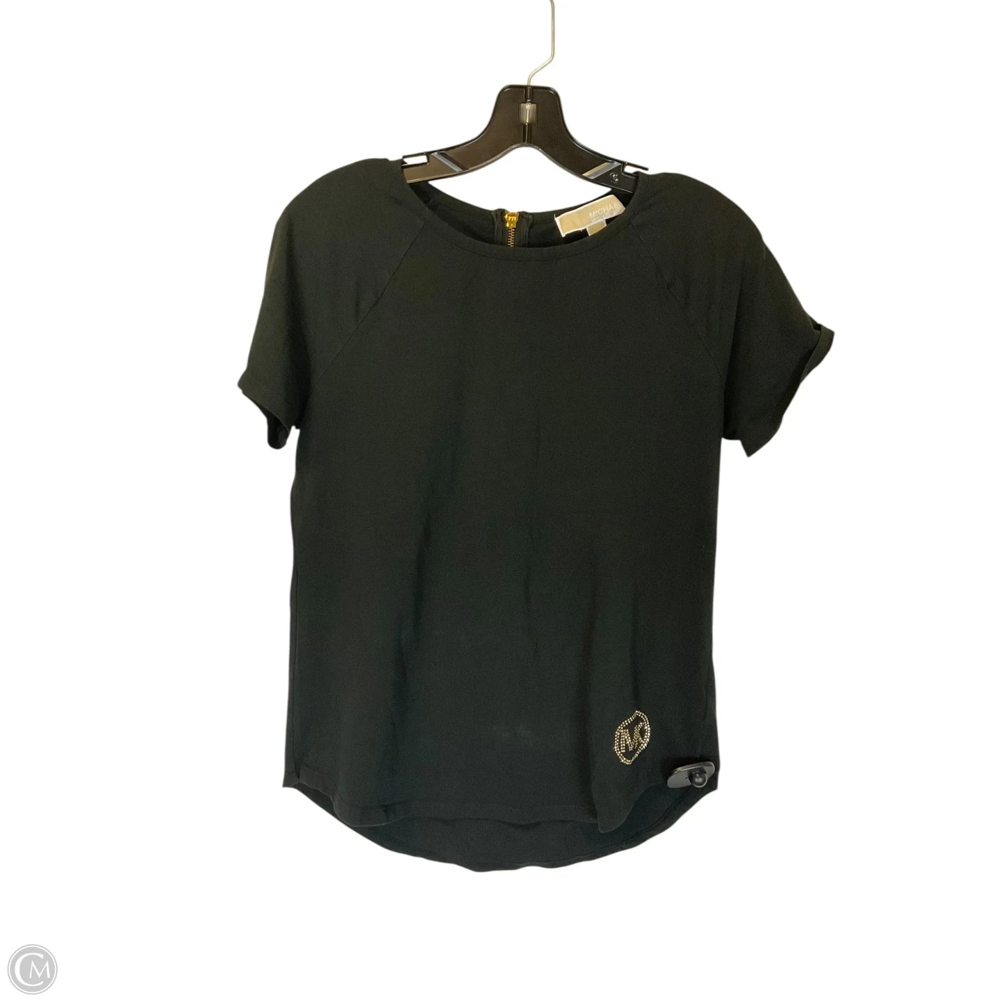 Top Short Sleeve By Michael By Michael Kors In Black, Size: M