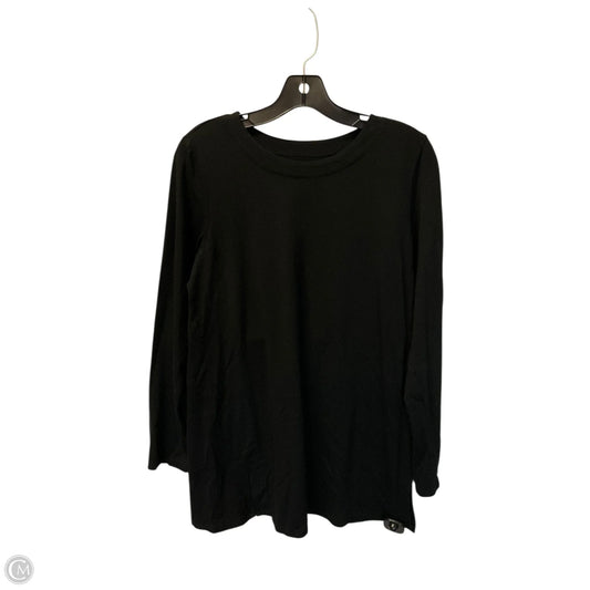 Top Long Sleeve Basic By J. Jill In Black, Size: S