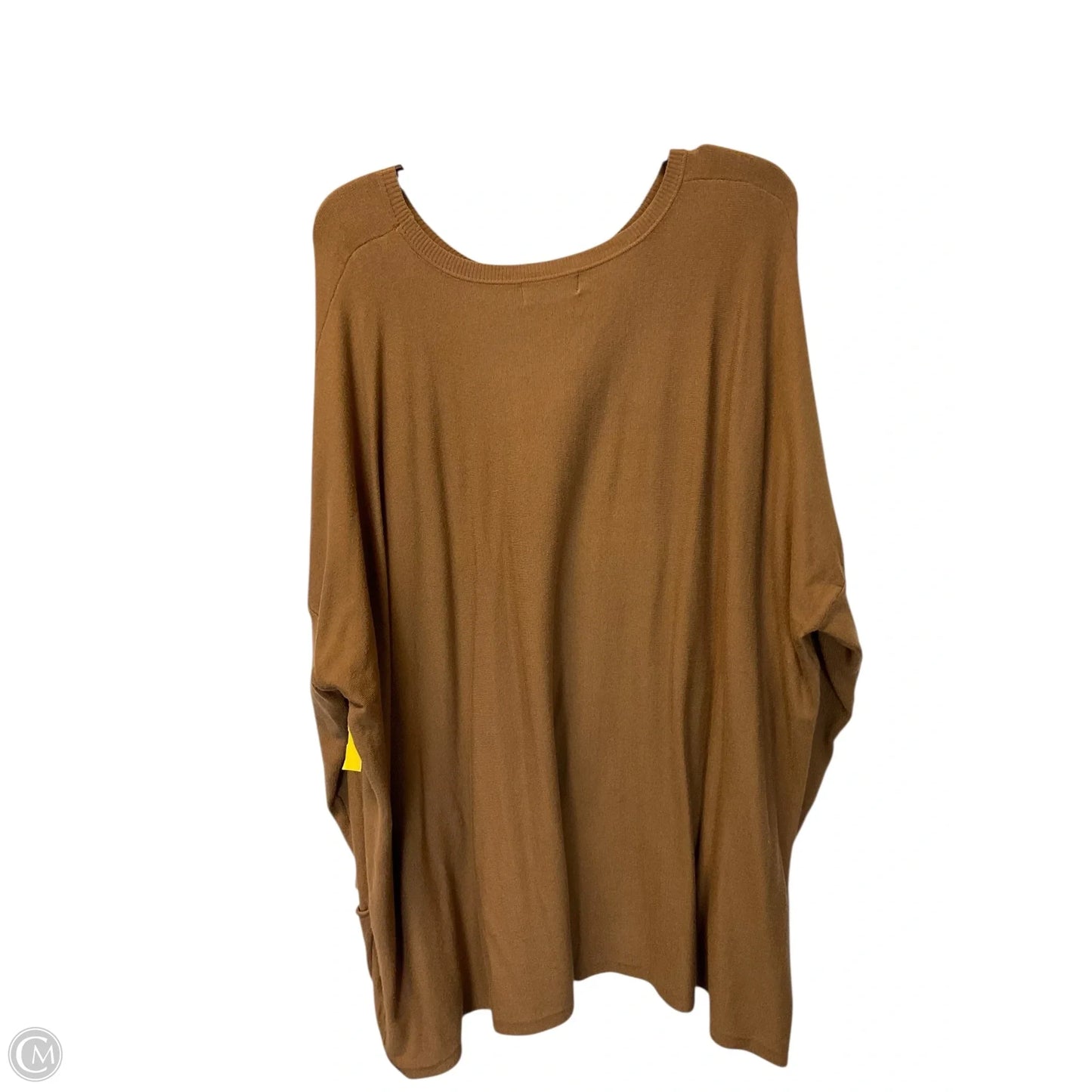 Top Long Sleeve By Sweet Lovely In Tan, Size: 2x