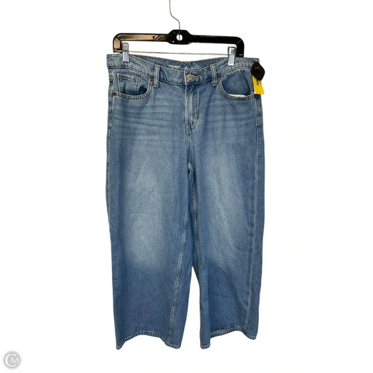 Jeans Wide Leg By Old Navy In Blue Denim, Size: 10
