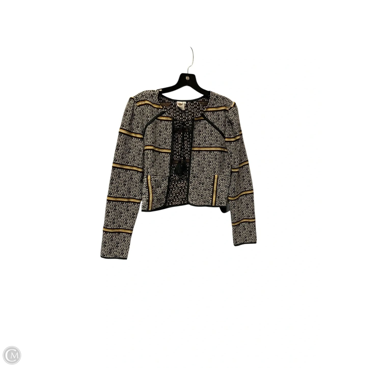 Cardigan By Cmb In Blue & Yellow, Size: S