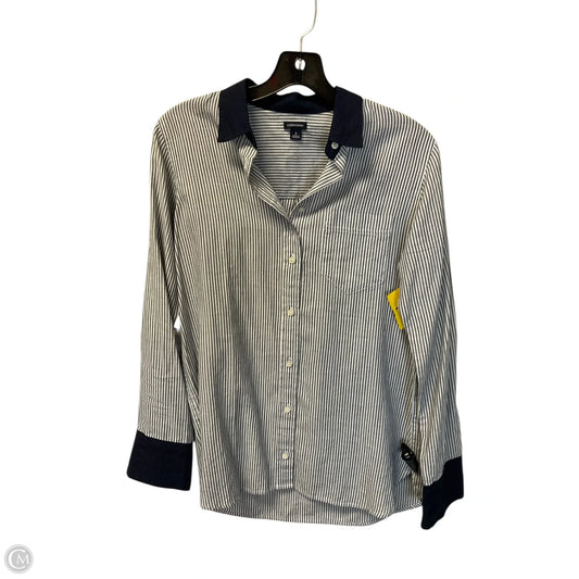 Top Long Sleeve By J. Crew In Striped Pattern, Size: S