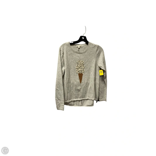 Top Long Sleeve By Cmb In Grey, Size: S