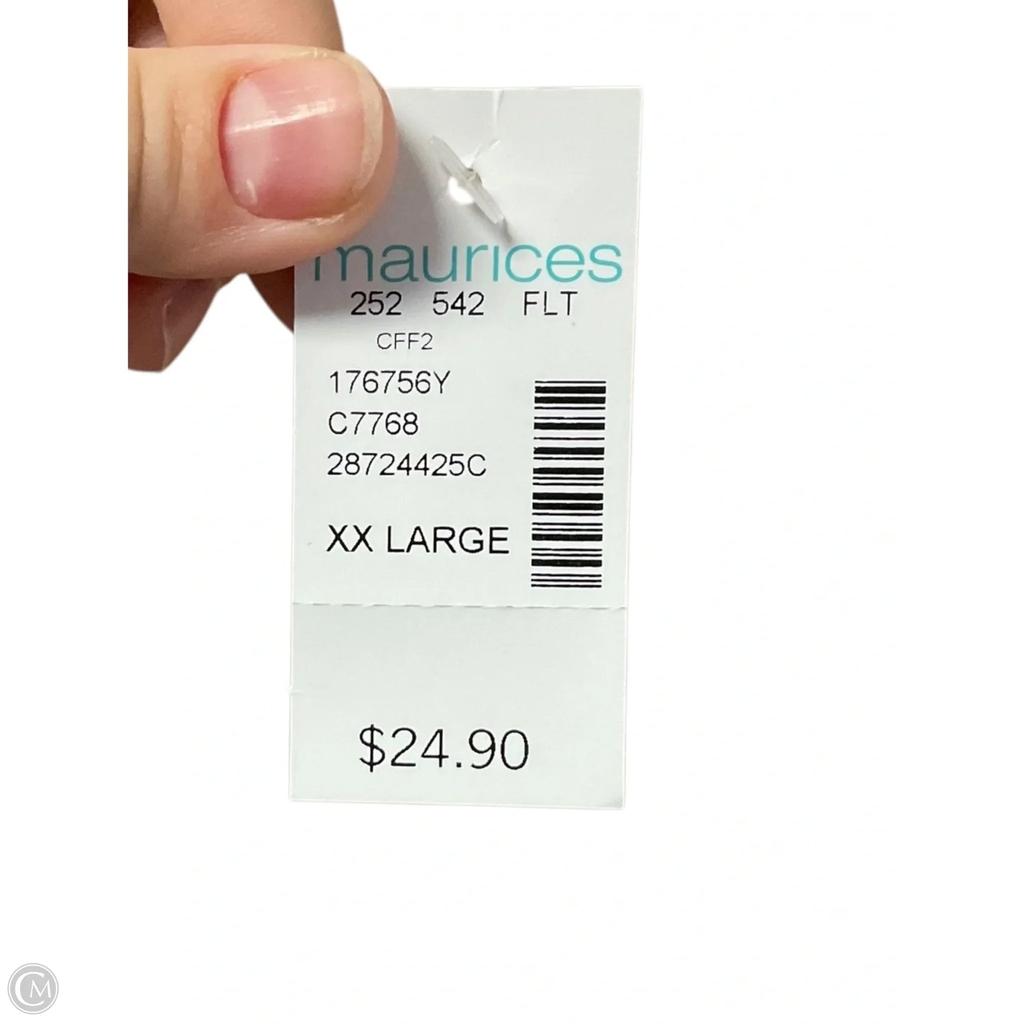 Top Long Sleeve Basic By Maurices In Tan, Size: Xxl