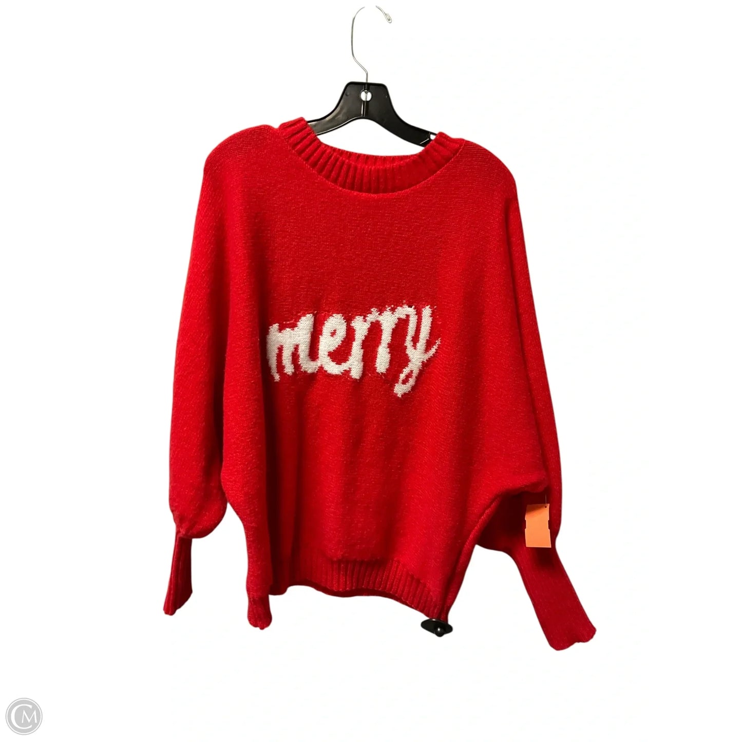 Sweater By Shein In Red, Size: L