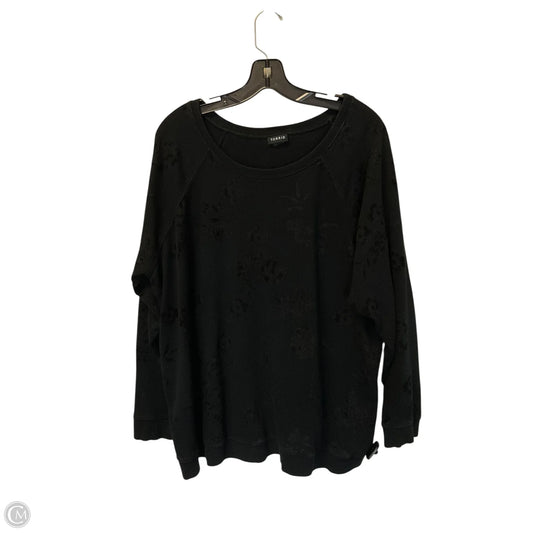 Sweatshirt Crewneck By Torrid In Black, Size: 2x