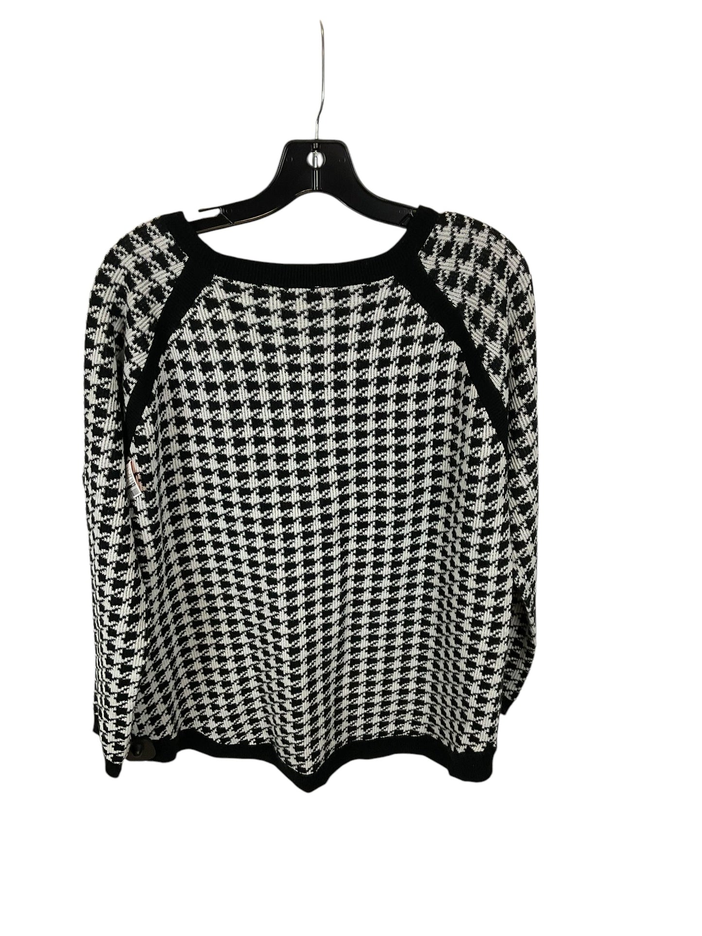 Sweater By Jack In Black & White, Size: L