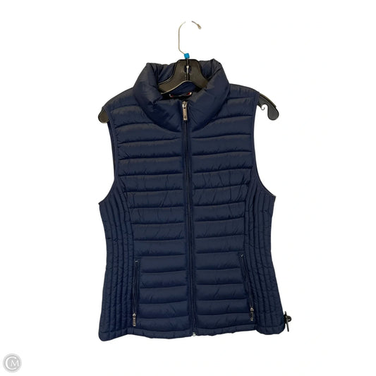 Vest Puffer & Quilted By Tommy Hilfiger In Blue, Size: S