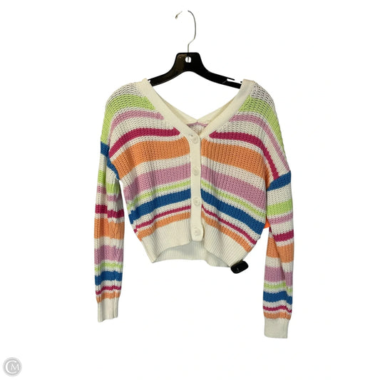 Cardigan By Jessica Simpson In Striped Pattern, Size: S