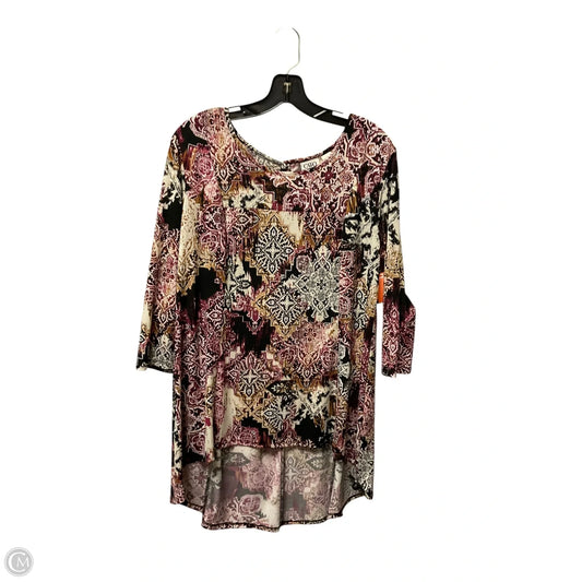 Top Long Sleeve By Cato In Purple, Size: L