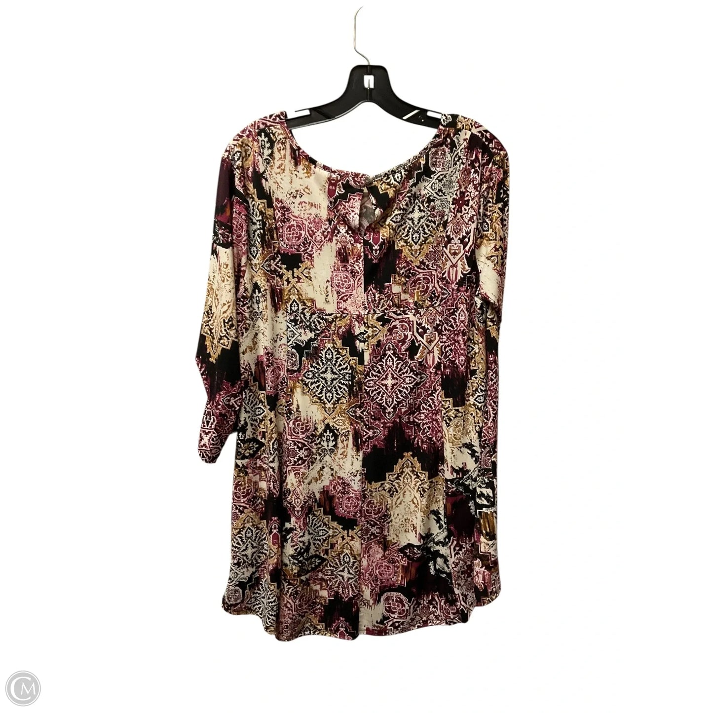 Top Long Sleeve By Cato In Purple, Size: L