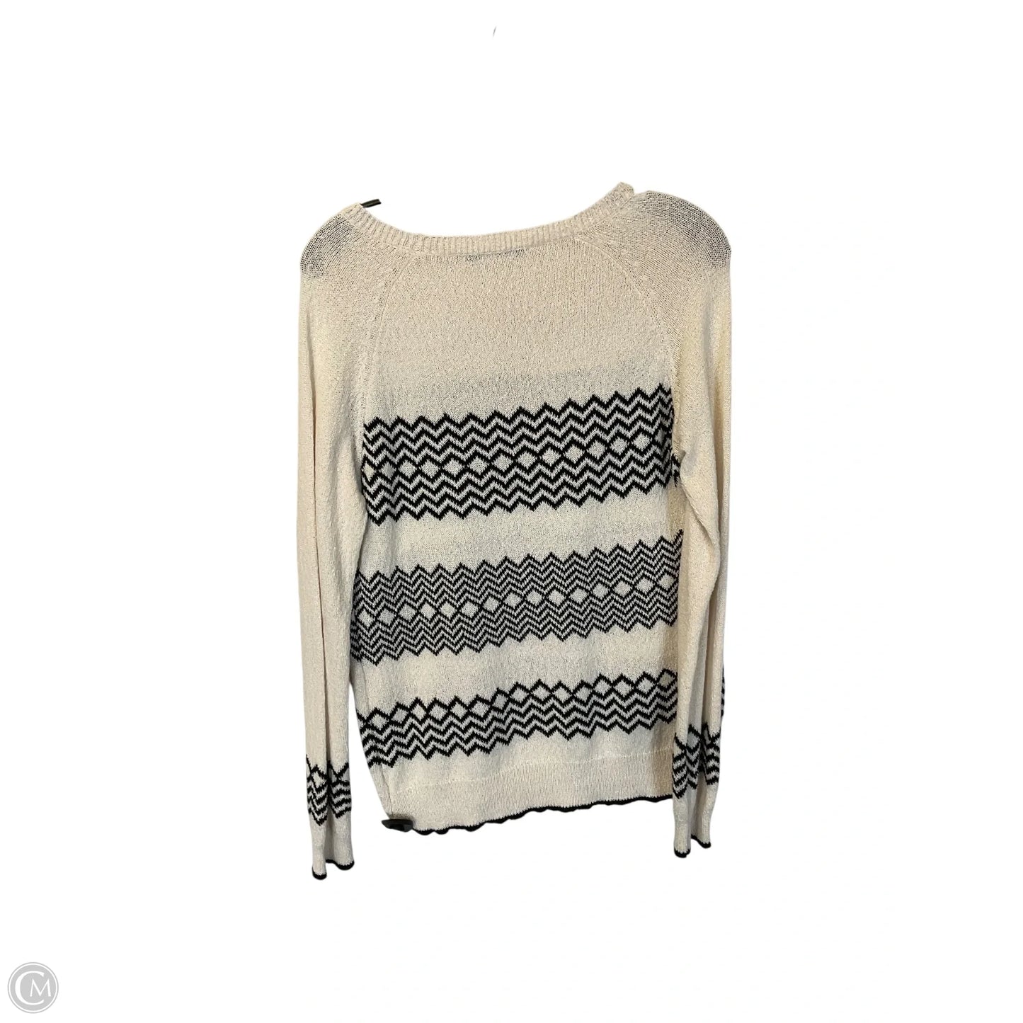 Top Long Sleeve By Trina Turk In Cream