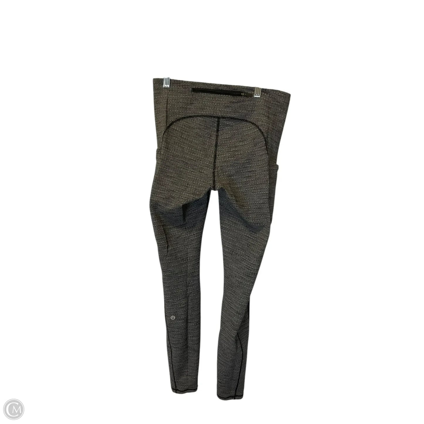 Athletic Leggings By Lululemon In Grey, Size: 8