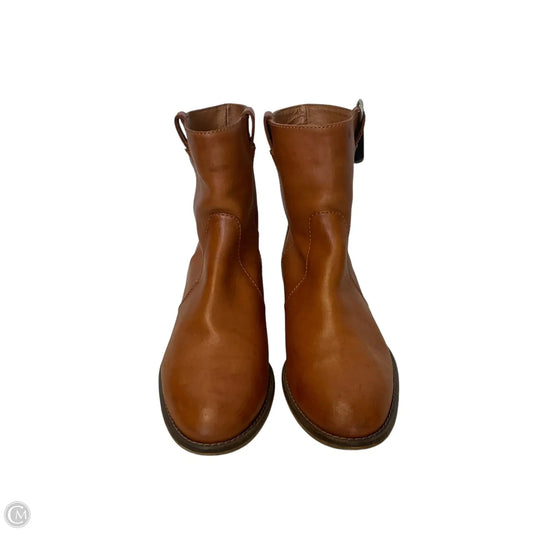 Boots Ankle Flats By J. Crew In Tan, Size: 8
