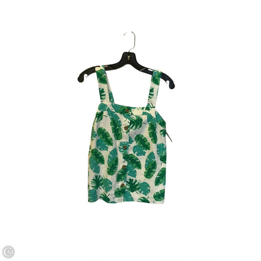 Top Sleeveless By J. Crew In Green, Size: Xs