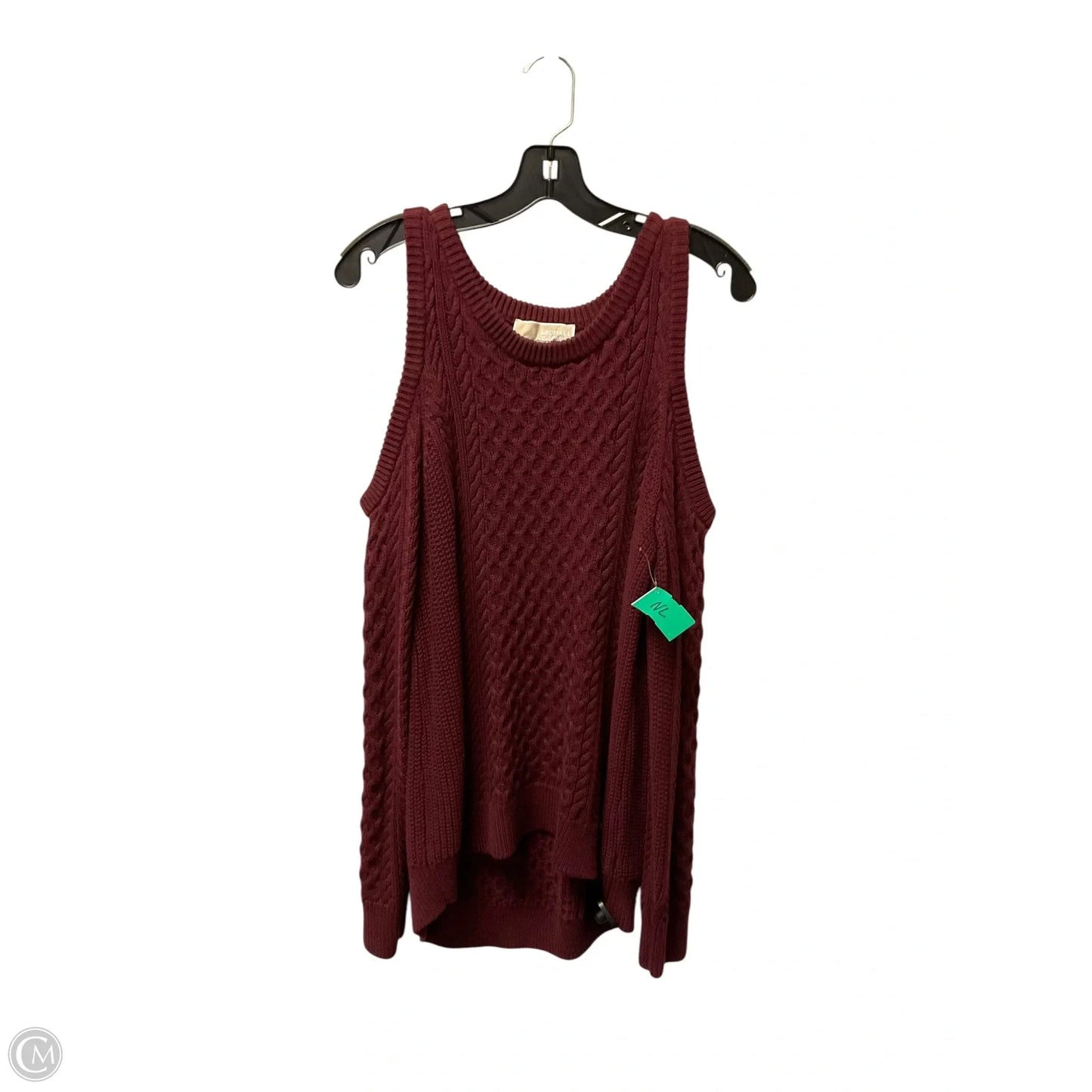 Sweater By Michael By Michael Kors In Red, Size: L