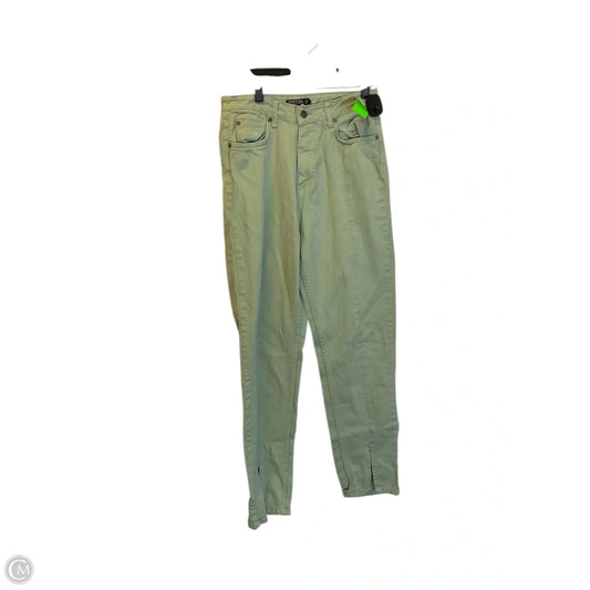 Jeans Straight By Nasty Gal In Green Denim, Size: 6