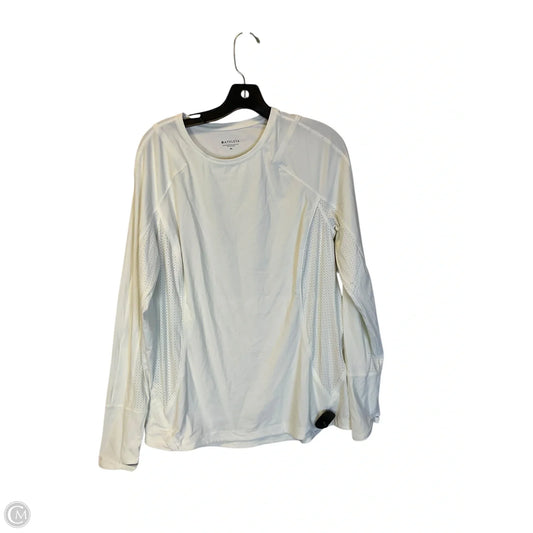 Athletic Sweatshirt Crewneck By Athleta In White, Size: Xl