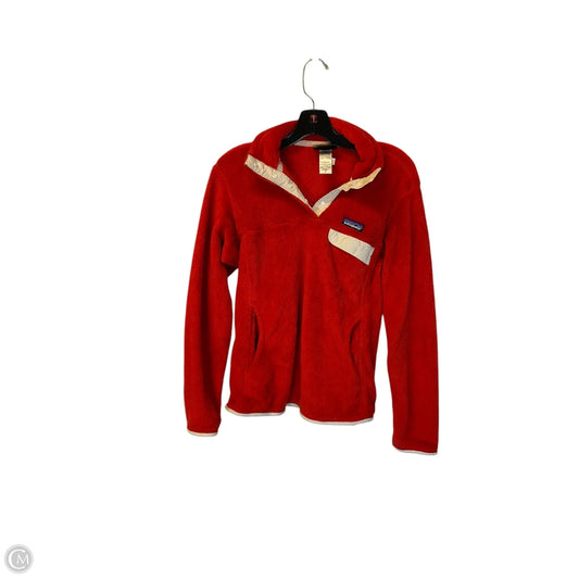Sweatshirt Collar By Patagonia In Orange, Size: M